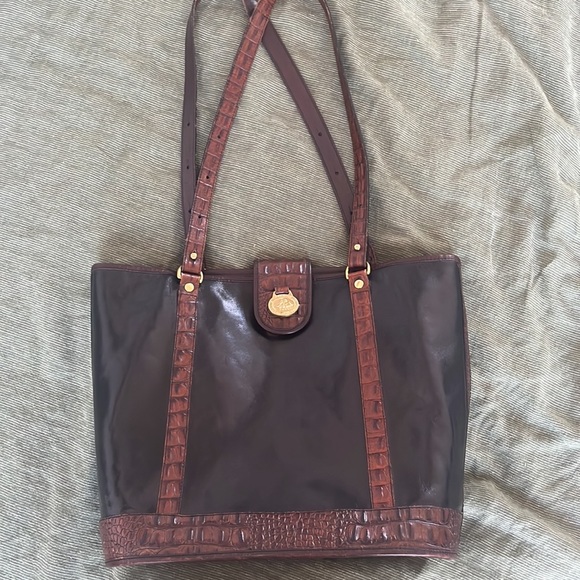 Brahmin Vintage Leather Tote - Picture 1 of 6
